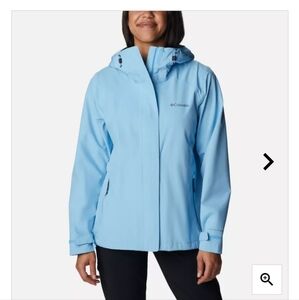 Columbia Light Blue Rain Coat